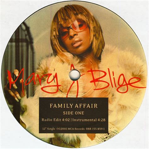 Mary J Blige – Family Affair (Vinyl) - Discogs