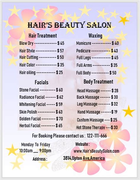 Spring 2024 Hair Salon Services - Elna Salaidh