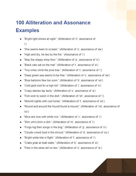 Alliteration and Assonance - 100+ Examples, How to Write, Tips