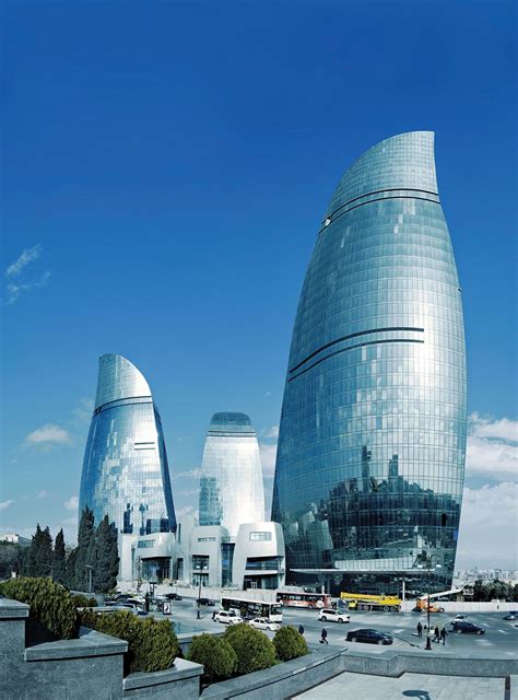 Gallery of Baku Flame Towers / HOK - 6 | Architecture photography ...