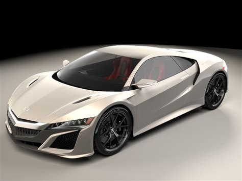 Acura NSX convertible 2012 3D Model $129 - .max .obj .ma .lwo .fbx .c4d .3ds - Free3D