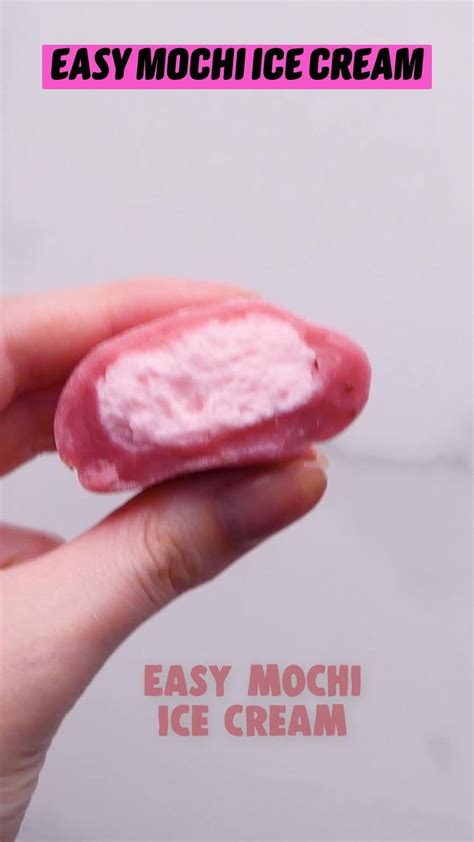 EASY MOCHI ICE CREAM | Dessert recipes easy, Sweet snacks recipes, Fun ...