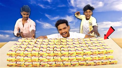 Unlimited Biscuits Eating Challenge😋 - Parle-G - YouTube