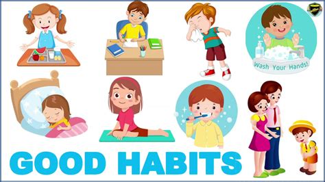 Good Habits For Kids Clipart