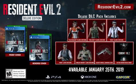 RE2 Remake: Check out the Deluxe Edition Costumes in Action - Rely on ...