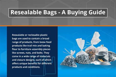 Resealable Bags: A Buying Guide - Universal Plastic Bags