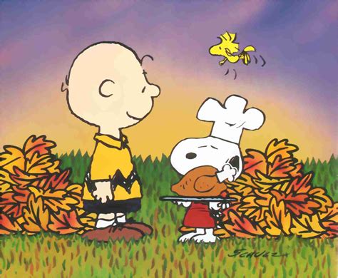 Snoopy Charlie Brown Thanksgiving - Seasonal Wallpaper Image ... | Thanksgiving snoopy, Charlie ...