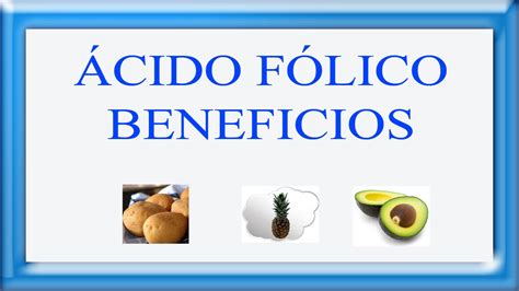 Acido folico beneficios - YouTube