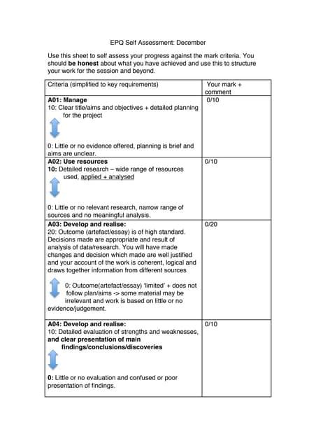 Epq presentation template