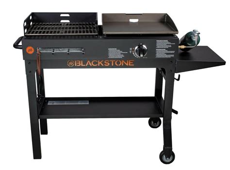 Blackstone Griddle And Charcoal Grill Combo Flat Top Gas Hibachi ...