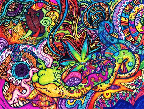 Psychedelic Weed Wallpapers - Top Free Psychedelic Weed Backgrounds ...