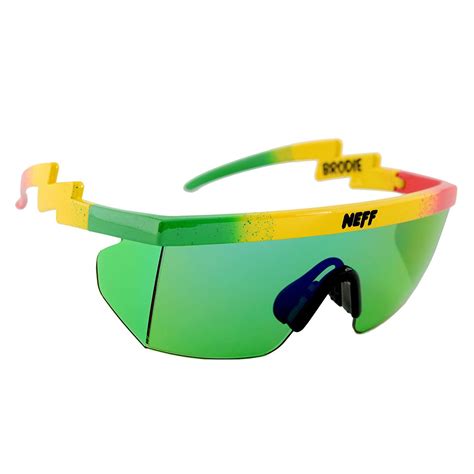 Neff Brodie Wrap Around Sport Sunglasses | Sunglasses, Sports sunglasses, Oakley sunglasses