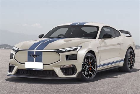 Ford Mustang Shelby GT350 EV Renderings Look Properly Futuristic