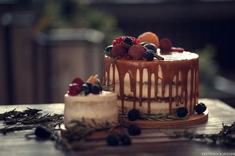 Download Berry Pastry Food Cake HD Wallpaper