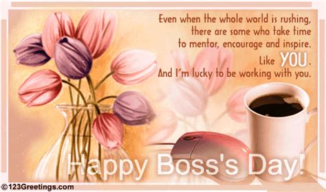 Boss's Day Women Boss Cards, Free Boss's Day Women Boss Wishes | 123 Greetings