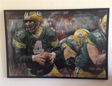 "Brett Favre Super Bowl XXXI" by STEPHEN HOLLAND Limited Edition Giclee ...