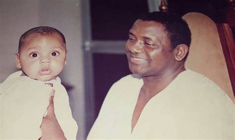 Never seen before photo of Sani Abacha as a doting grandfather