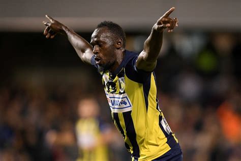 Usain Bolt scores his first two goals for Central Coast Mariners as he presses case for A-League ...