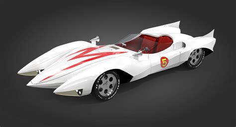 3d 3ds mach 5 car speed