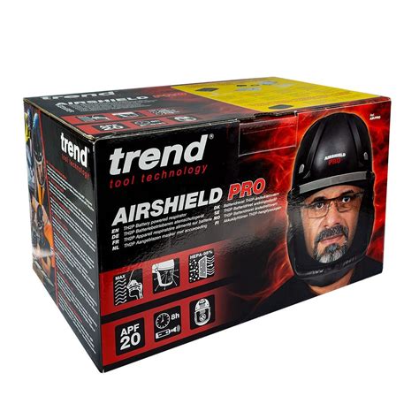 Trend AIR/PRO Airshield Pro APF 20 Powered Respirator Mask 230v | Power ...