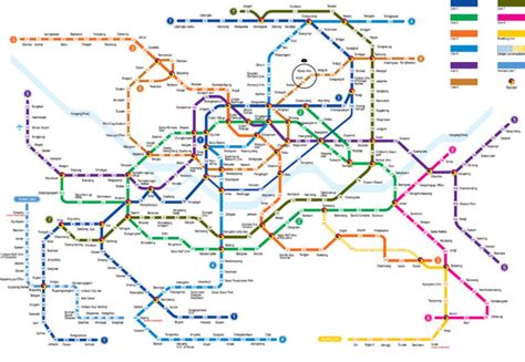 Seoul Subway Map - Seoul Korea • mappery