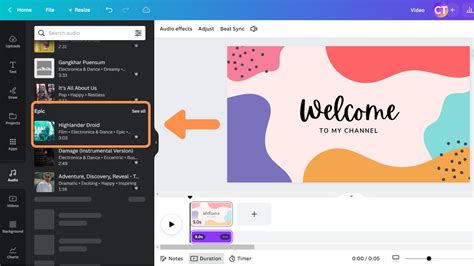 How to Add Sound Effect to Design in Canva - Canva Templates