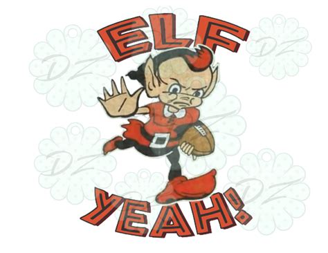 Cleveland Browns Elf Field Logo Elf Yeah Distressed PNG - Etsy