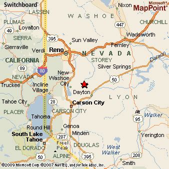 Virginia City, Nevada Area Map & More