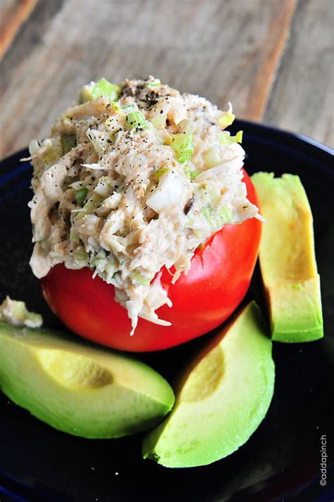 Crab Salad Recipe from addapinch.com | Crab salad recipe, Recipes, Healthy recipes