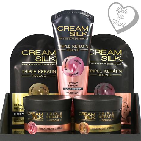 New from Cream Silk Triple Keratin Rescue! | Doll Up Mari