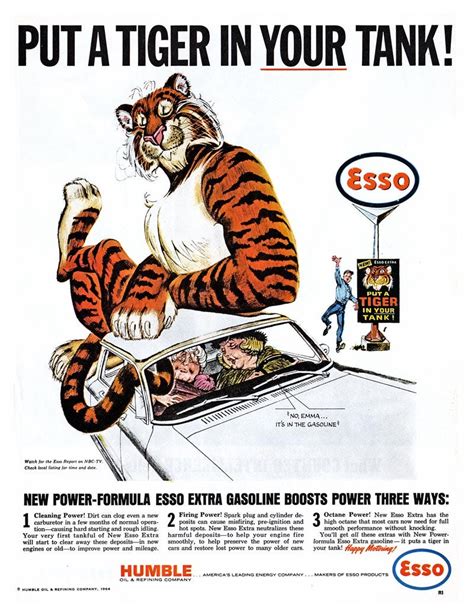 Iconic Ads: Esso — Put a Tiger In Your Tank | by Vejay Anand | Medium