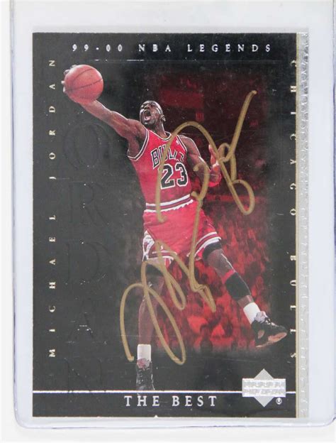 Michael Jordan Autograph Card