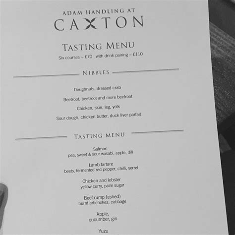 Yes to Posh Nosh: The Tasting Menu at Caxton Grill, London - Year Of The Yes | Tasting menu ...