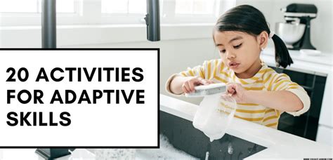 20 Activities for Adaptive Skills - You Aut-A Know