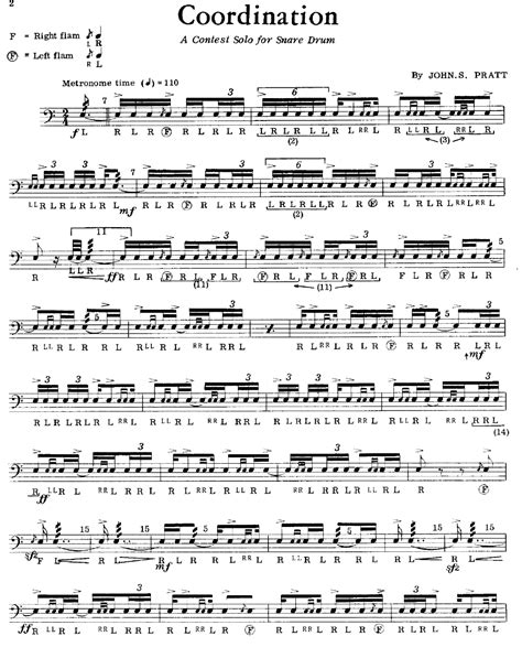 Coordination (Snare Drum Solo Unaccompanied& | J.W. Pepper Sheet Music