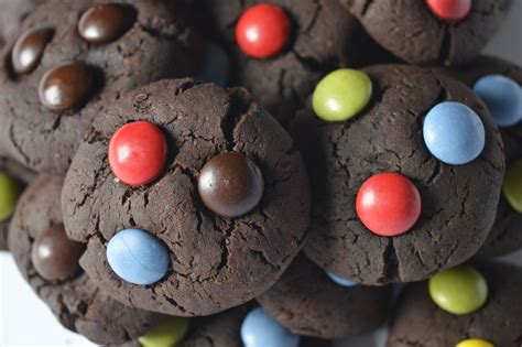 Chocolate M & M Cookies - The Cooking Mom