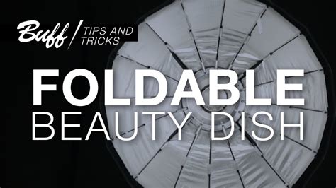 24" Foldable Beauty Dish | Setup - YouTube