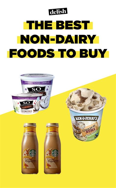 14 Non-Dairy Foods Actually Worth Buying in 2020 | No dairy recipes, Dairy free snacks, Dairy ...