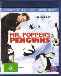 Mr. Popper's Penguins Blu-ray (Blu-ray + DVD + Digital) (Australia)