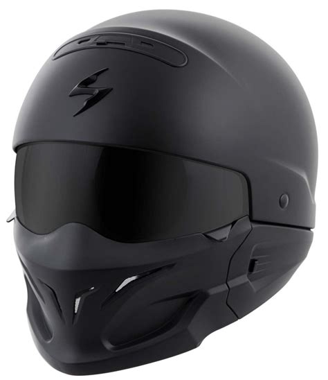 Scorpion Covert Convertible 3-in-1 Half/Full Face Helmet DOT Approved XS-3XL | eBay