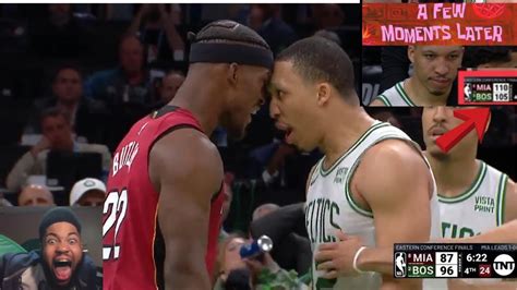 GRANT WILLIAMS GOT JUMPED AFTER THIS ONE! HEAT at CELTICS | FULL GAME 2 ...