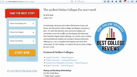 Best Online Colleges 2017 | online schools for education - YouTube