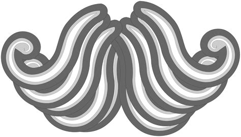 Clipart - Fancy Moustache