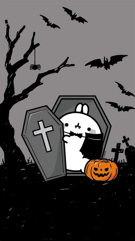 Molang | Halloween wallpaper cute, Halloween wallpaper iphone, Molang wallpaper