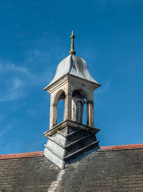 Roof Turret stock image. Image of white, windows, covered - 283111