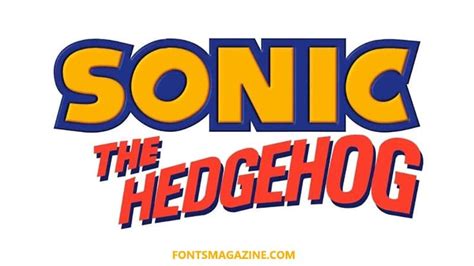 Sonic Hedgehog Font Download | The Fonts Magazine