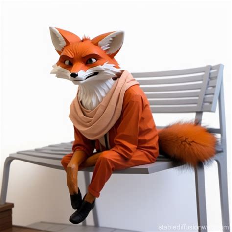 Stylized Crazy Fox Meme as Gitlab | Stable Diffusion Online