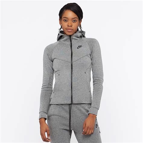 Womens Clothing - Nike Sportswear Womens Tech Fleece Hoodie FZ - Carbon ...