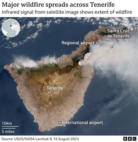 Tenerife wildfires lead to evacuation of villages - Tree Frog creative