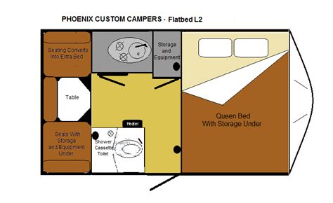 Chalet Pop Up Camper Floor Plan